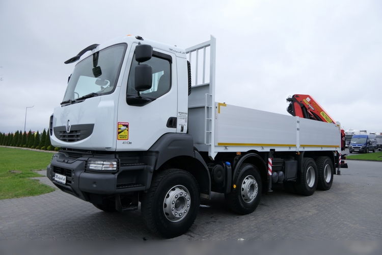 Renault KERAX 410 DXI / 8 X 4 / SKRZYNIOWY- 6.8 M + HDS PALFINGER PK 20002 - 12, 5 M / PILOT / ROTATOR / 2 zdjęcie 11