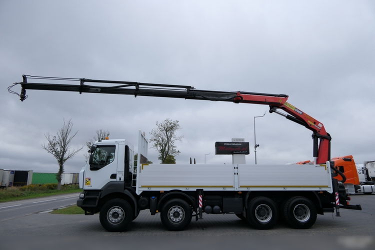 Renault KERAX 410 DXI / 8 X 4 / SKRZYNIOWY- 6.8 M + HDS PALFINGER PK 20002 - 12, 5 M / PILOT / ROTATOR / 2 zdjęcie 3