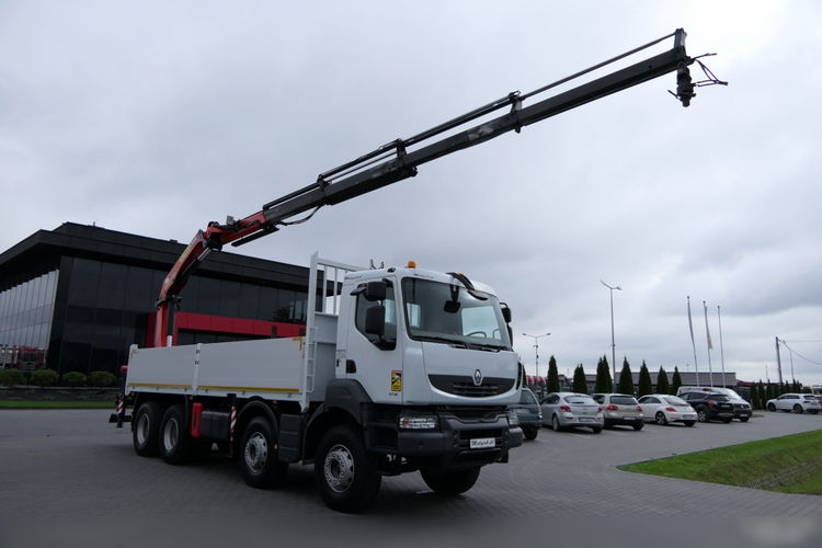 Renault KERAX 410 DXI / 8 X 4 / SKRZYNIOWY- 6.8 M + HDS PALFINGER PK 20002 - 12, 5 M / PILOT / ROTATOR / 2 zdjęcie 8