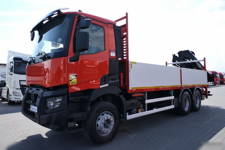 Renault C 430 / 6x4 / SKRZYNIOWY 6, 5 M + HDS HIAB 188 12.8 M / STEROWANIE RADIOWE / 2015 / OPONY 100% zdjęcie 11