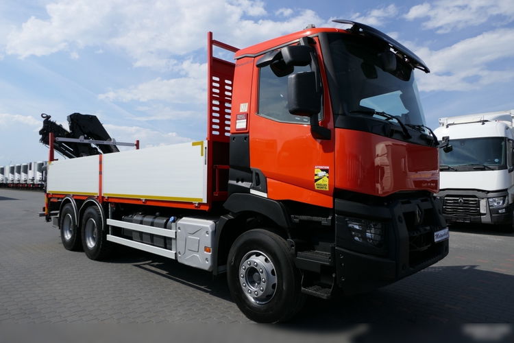 Renault C 430 / 6x4 / SKRZYNIOWY 6, 5 M + HDS HIAB 188 12.8 M / STEROWANIE RADIOWE / 2015 / OPONY 100% zdjęcie 17