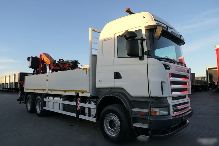 SCANIA R 480 / 6X4 / SKRZYNIA - 6.2 M + HDS PALFINGER PK 40002 + FLY JIB - 26.4 M / STEROWANIE RADIOWE zdjęcie 21