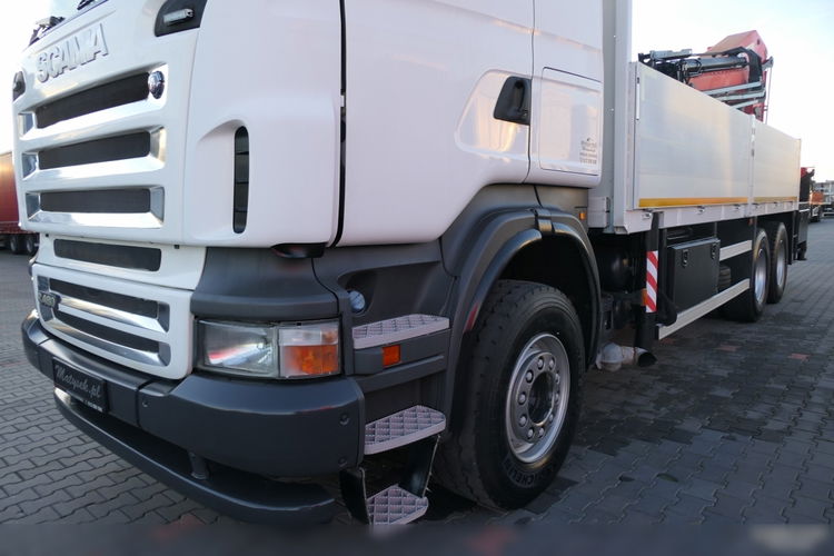 SCANIA R 480 / 6X4 / SKRZYNIA - 6.2 M + HDS PALFINGER PK 40002 + FLY JIB - 26.4 M / STEROWANIE RADIOWE zdjęcie 25
