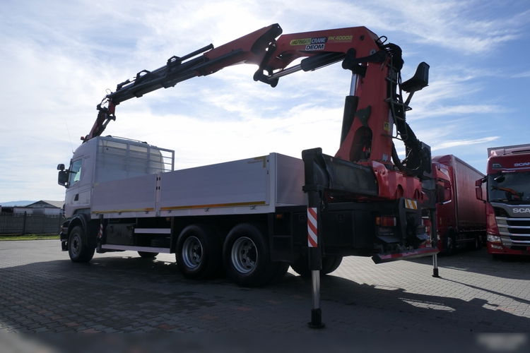 SCANIA R 480 / 6X4 / SKRZYNIA - 6.2 M + HDS PALFINGER PK 40002 + FLY JIB - 26.4 M / STEROWANIE RADIOWE zdjęcie 4