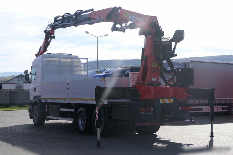 SCANIA R 480 / 6X4 / SKRZYNIA - 6.2 M + HDS PALFINGER PK 40002 + FLY JIB - 26.4 M / STEROWANIE RADIOWE zdjęcie 5