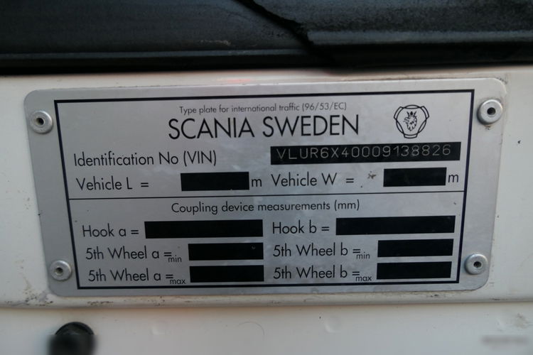 SCANIA R 480 / 6X4 / SKRZYNIA - 6.2 M + HDS PALFINGER PK 40002 + FLY JIB - 26.4 M / STEROWANIE RADIOWE zdjęcie 66