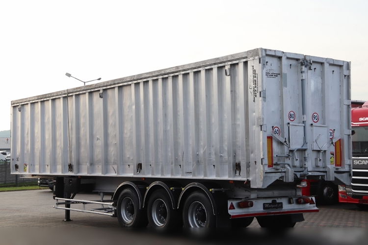 BENALU GENERAL TRAILERS / / WYWROTKA - 55 M3 / CAŁA ALUMINIOWA / 2000R zdjęcie 4