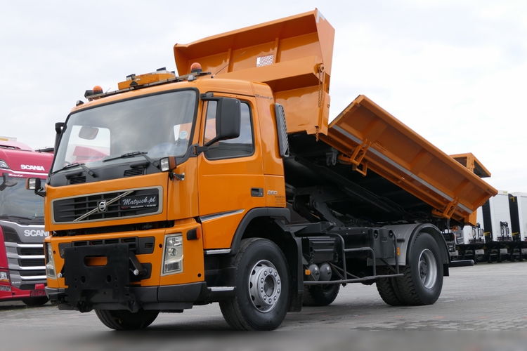 VOLVO FM 260 / 4X2 / 2 STR WYWROTKA / CZOŁOWNICA / HYDROBURTA / HYDROKLAPA / MANUAL / STARE TACHO / zdjęcie 2