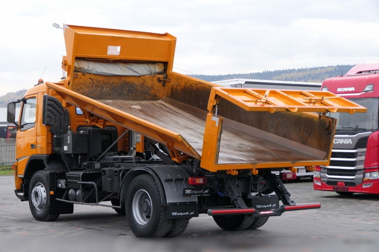 VOLVO FM 260 / 4X2 / 2 STR WYWROTKA / CZOŁOWNICA / HYDROBURTA / HYDROKLAPA / MANUAL / STARE TACHO / zdjęcie 6