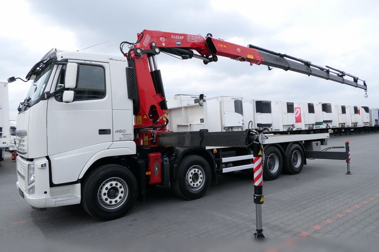 Volvo FH 460 / 8X4 / PLATFORMA + HDS FASSI F445 / 17 M WYSIĘGU / MAX UDŹWIG 13, 5 T / STEROWANIE RADIOWE  zdjęcie 1