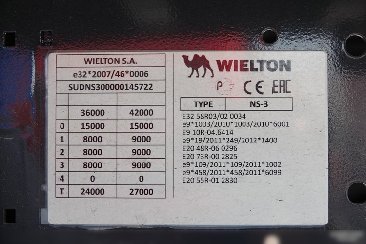 WIELTON / NACZEPA BURTOWA / DO BUDOWLANKI / NOWA / 2024 R / DOSTĘPNA OD RĘKI zdjęcie 21