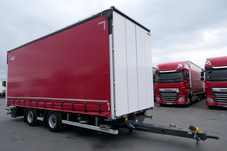 Wielton PRZYCZEPA TANDEM PRZEJAZDOWA FIRANKA - 7.7 m / 60m3 / dach podnoszony / 2019 ROK / zdjęcie 9