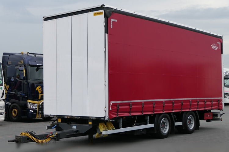Wielton PRZYCZEPA TANDEM PRZEJAZDOWA FIRANKA - 7.7 m / 60m3 / dach podnoszony / 2019 ROK / zdjęcie 1