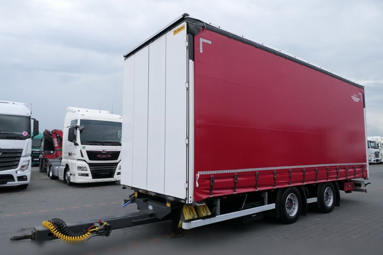 Wielton PRZYCZEPA TANDEM PRZEJAZDOWA FIRANKA - 7.7 m / 60m3 / dach podnoszony / 2019 ROK / zdjęcie 2
