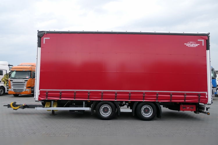 Wielton PRZYCZEPA TANDEM PRZEJAZDOWA FIRANKA - 7.7 m / 60m3 / dach podnoszony / 2019 ROK / zdjęcie 3