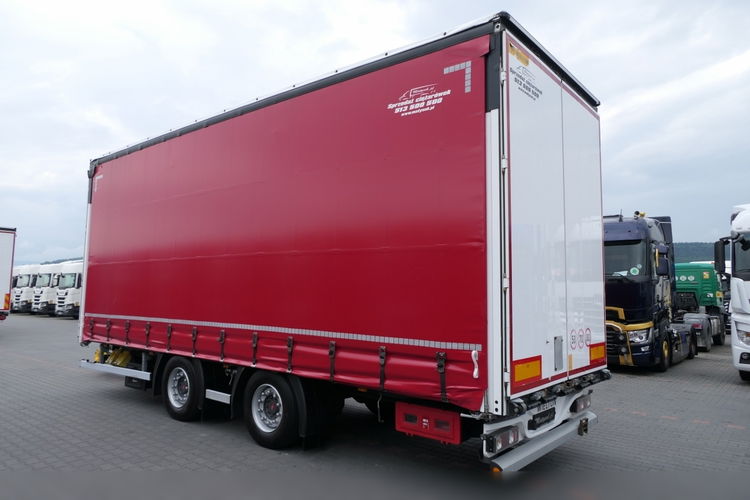 Wielton PRZYCZEPA TANDEM PRZEJAZDOWA FIRANKA - 7.7 m / 60m3 / dach podnoszony / 2019 ROK / zdjęcie 4