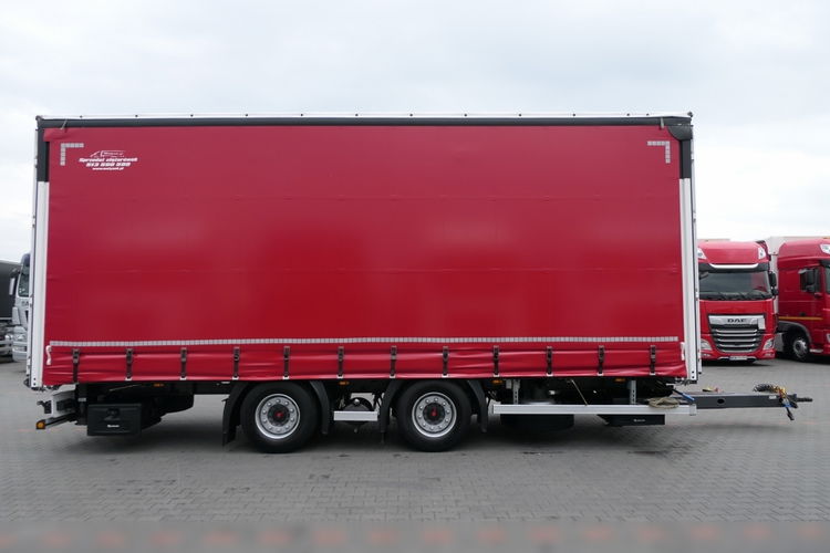 Wielton PRZYCZEPA TANDEM PRZEJAZDOWA FIRANKA - 7.7 m / 60m3 / dach podnoszony / 2019 ROK / zdjęcie 8