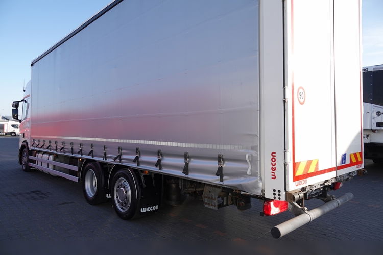 SCANIA R 450 / FIRANKA - 9.4 M / 6x2 / OS PODNOSZONA / RETARDER / 2020 ROK / SOLÓWKA / KLIMA POSTOJOWA / PO ZŁOTYM KONTRAKCIE  zdjęcie 12