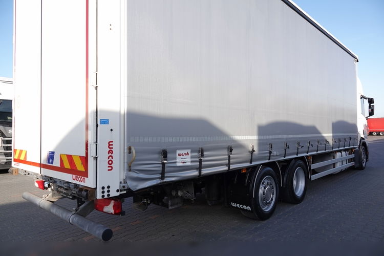 SCANIA R 450 / FIRANKA - 9.4 M / 6x2 / OS PODNOSZONA / RETARDER / 2020 ROK / SOLÓWKA / KLIMA POSTOJOWA / PO ZŁOTYM KONTRAKCIE  zdjęcie 13