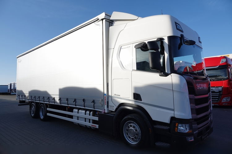 SCANIA R 450 / FIRANKA - 9.4 M / 6x2 / OS PODNOSZONA / RETARDER / 2020 ROK / SOLÓWKA / KLIMA POSTOJOWA / PO ZŁOTYM KONTRAKCIE  zdjęcie 7