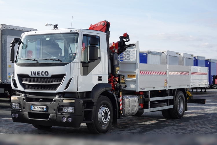 IVECO STRALIS  310 / 4x2 / SKRZYNIOWY- 7.1 M / HDS FASSI 110 - 7.9 M / MANUAL / EURO 6 zdjęcie 14