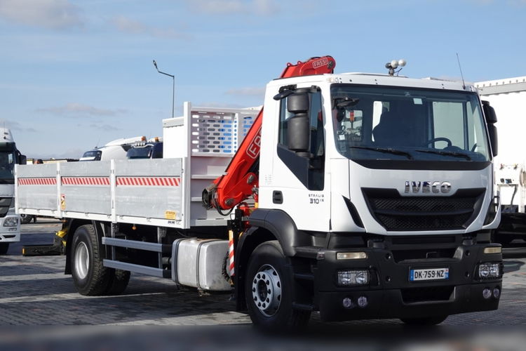 IVECO STRALIS  310 / 4x2 / SKRZYNIOWY- 7.1 M / HDS FASSI 110 - 7.9 M / MANUAL / EURO 6 zdjęcie 19