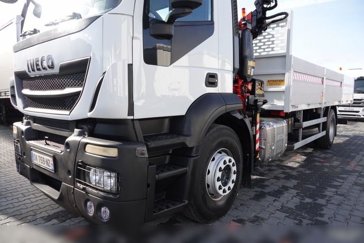 IVECO STRALIS  310 / 4x2 / SKRZYNIOWY- 7.1 M / HDS FASSI 110 - 7.9 M / MANUAL / EURO 6 zdjęcie 21