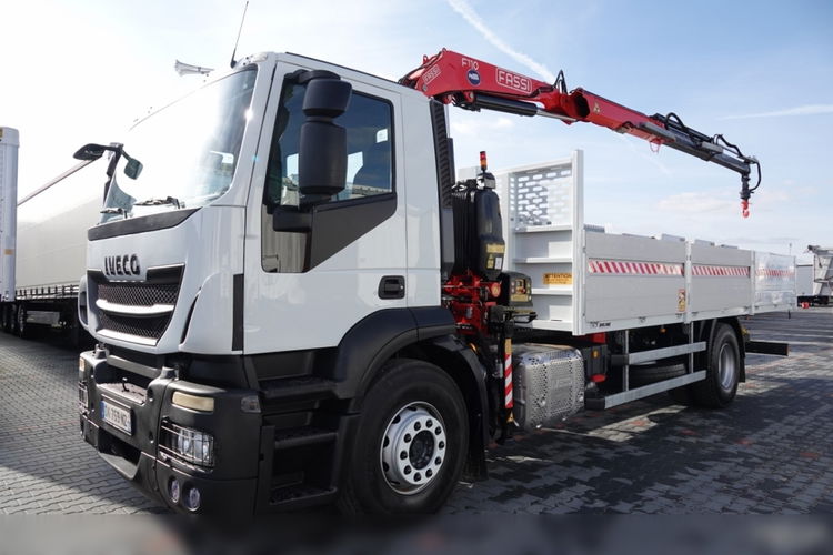 IVECO STRALIS  310 / 4x2 / SKRZYNIOWY- 7.1 M / HDS FASSI 110 - 7.9 M / MANUAL / EURO 6 zdjęcie 2