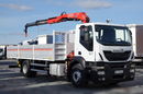 IVECO STRALIS  310 / 4x2 / SKRZYNIOWY- 7.1 M / HDS FASSI 110 - 7.9 M / MANUAL / EURO 6 zdjęcie 8