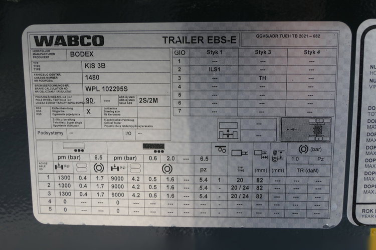 BODEX / WYWROTKA 45 M3 / FABRYCZNIE NOWA / KLAPO-DRZWI / SAF / DOSTĘPNA OD RĘKI zdjęcie 23
