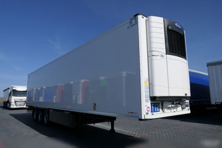 SCHMITZ-CARGOBULL CHŁODNIA / CARRIER VECTOR 1550 / PALECIARA / OŚ PODNOSZONA / zdjęcie 7