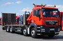 MAN TGS 35.360 / 8x2 / LAWETA + HDS HIAB 166 / OŚ PODNOSZONA / 4 OSIOWY / NAJAZDY HYDRAULICZNE / WCIĄGARKA zdjęcie 18