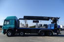 DAF CF 85.460 / 8X4 / PLATFORMA - 7.8 M + HDS MKG HMK 401 / DŹWIG / STEROWANIE RADIOWE / SIODEŁKO / MANUAL / Z NIEMIEC / zdjęcie 15