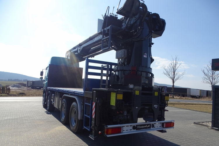 DAF CF 85.460 / 8X4 / PLATFORMA - 7.8 M + HDS MKG HMK 401 / DŹWIG / STEROWANIE RADIOWE / SIODEŁKO / MANUAL / Z NIEMIEC / zdjęcie 16