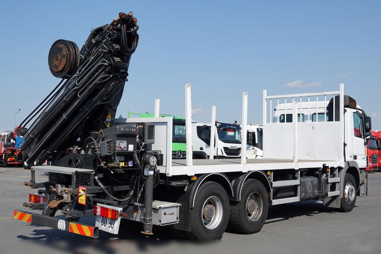 Mercedes ACTROS 2641 / 6x4 / SKRZYNIOWY 6.6 M + HDS HIAB 244 - 5x WYSIEG 15 M / STEROWANIE RADIOWE zdjęcie 13