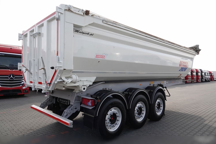 BENALU WYWROTKA 27 m3 / STALOWA / RYNNA WANNA HP / oś podnoszona / osie SAF / 2018 ROK / 5800 kg  zdjęcie 9