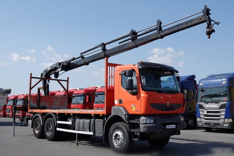 Renault KERAX 430 / 6X4 / SKRZYNIOWY 6.6 M + HDS HIAB XS 211 - 4 WYSIEG 12.6 M / STEROWANIE RADIOWE /  zdjęcie 9