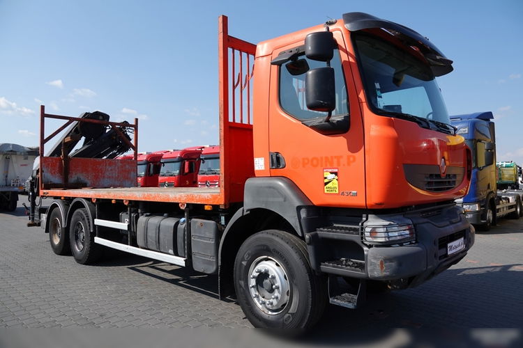 Renault KERAX 430 / 6X4 / SKRZYNIOWY 6.6 M + HDS HIAB XS 211 - 4 WYSIEG 12.6 M / STEROWANIE RADIOWE /  zdjęcie 19