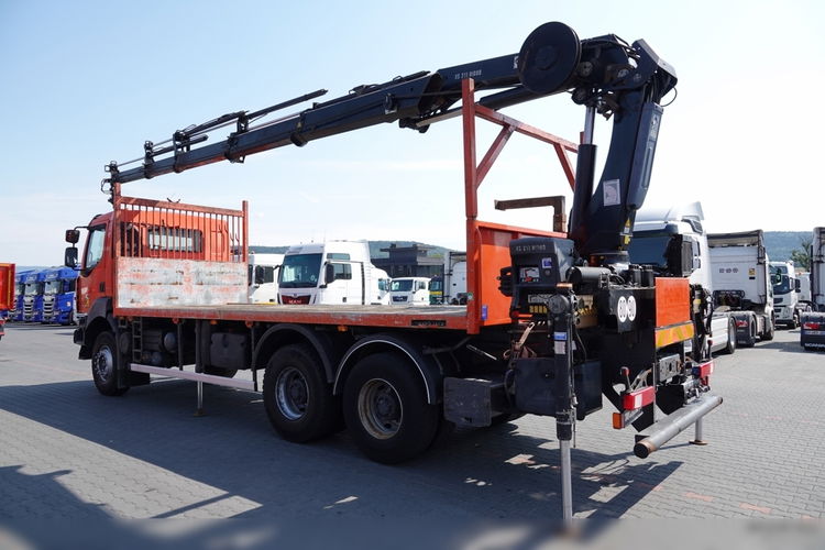 Renault KERAX 430 / 6X4 / SKRZYNIOWY 6.6 M + HDS HIAB XS 211 - 4 WYSIEG 12.6 M / STEROWANIE RADIOWE /  zdjęcie 3