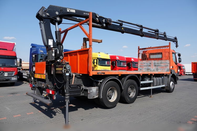 Renault KERAX 430 / 6X4 / SKRZYNIOWY 6.6 M + HDS HIAB XS 211 - 4 WYSIEG 12.6 M / STEROWANIE RADIOWE /  zdjęcie 6