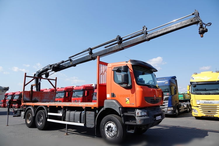 Renault KERAX 430 / 6X4 / SKRZYNIOWY 6.6 M + HDS HIAB XS 211 - 4 WYSIEG 12.6 M / STEROWANIE RADIOWE /  zdjęcie 8