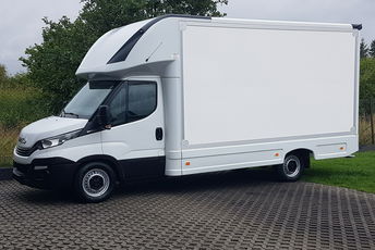 Iveco Daily KONTENER NISKOPODŁOGOWY 4.31x2.24x2.43 SKLEP KAMPER KLIMA FOODTRUCK