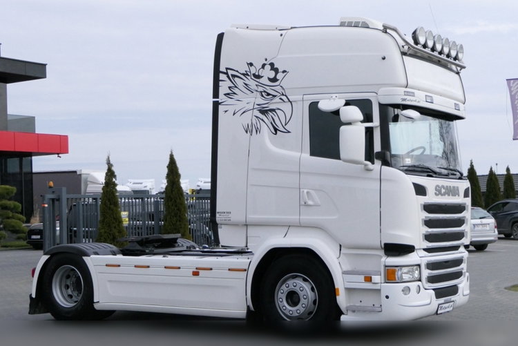 Scania R 490 / RETARDER / TOPLINE / NA PODUSZKACH / KLIMATYZACJA POSTOJOWA / NAVI / EURO 6 zdjęcie 9