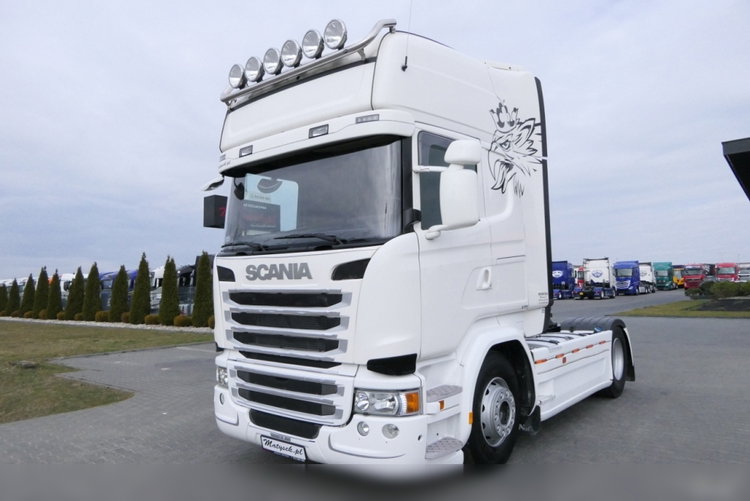 Scania R 490 / RETARDER / TOPLINE / NA PODUSZKACH / KLIMATYZACJA POSTOJOWA / NAVI / EURO 6 zdjęcie 3