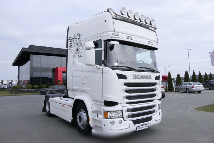 Scania R 490 / RETARDER / TOPLINE / NA PODUSZKACH / KLIMATYZACJA POSTOJOWA / NAVI / EURO 6 zdjęcie 8