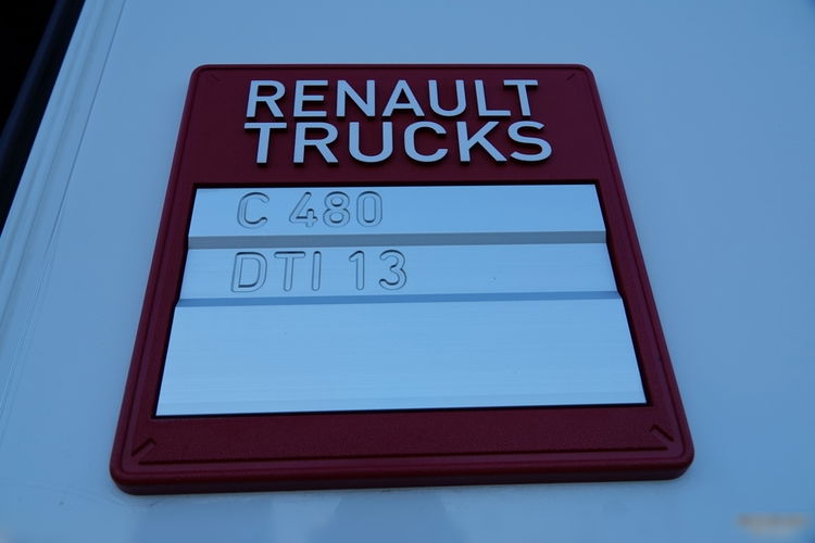 RENAULT C 480 / 13L / PEŁNY ADR / HYDRAULIKA / 2019 / WYSOKO ZAWIESZONA / MAŁY PRZEBIEG /  zdjęcie 25