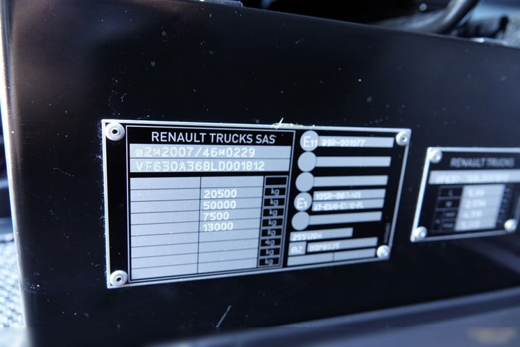RENAULT C 480 / 13L / PEŁNY ADR / HYDRAULIKA / 2019 / WYSOKO ZAWIESZONA / MAŁY PRZEBIEG /  zdjęcie 40