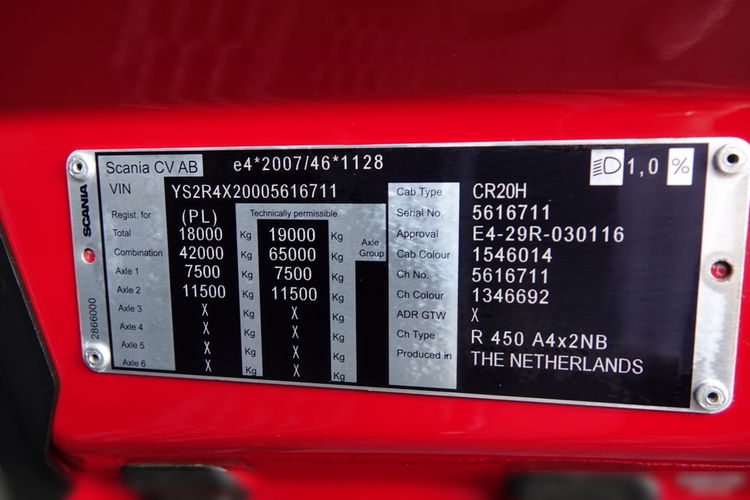 SCANIA R 450 XT / RETARDER / HYDRAULIKA / WYSOKO ZAWIESZONA / 2021 ROK / PO ZŁOTYM KONTRAKCIE SERWISOWYM / SALON POLSKA /  zdjęcie 35