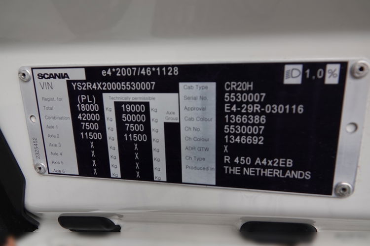 Scania R 450 / MEGA / LOWDECK / RETARDER / PO ZŁOTYM KONTRAKCIE / 2018 zdjęcie 39