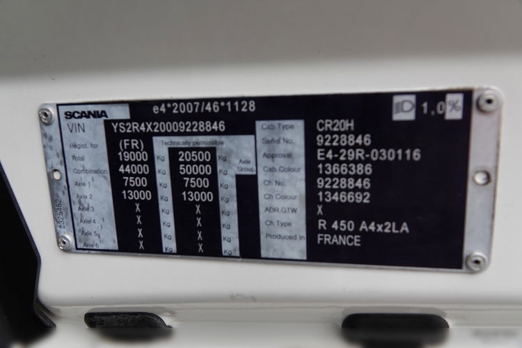 Scania R 450 / RETARDER / HYDRAULIKA dwuobwodowa / NOWY MODEL / CAŁA NA PODUSZKACH / SPROWADZONA zdjęcie 40